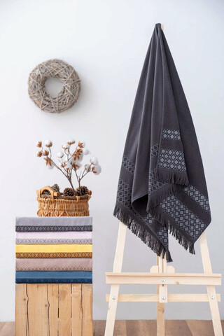 Prosop de baie, cotton box, twins, bumbac, antracit