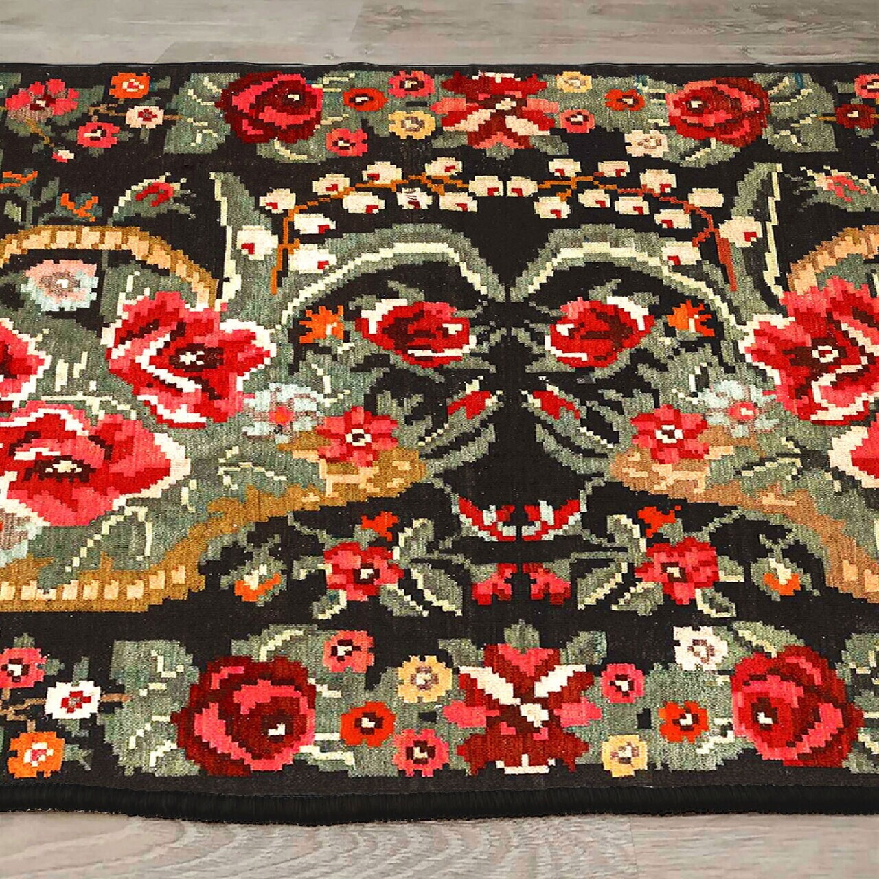 Covor, Els1785, 80x200 cm, Catifea, Multicolor — imaginea 4