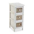 Organizator pentru baie cu 3 sertare Glenn, Versa, 32x26x63 cm, lemn
