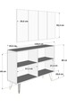 Consola, Olivia, Quart V, Aur/Antracit