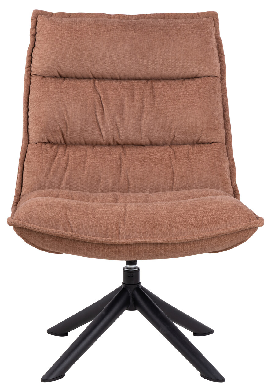 Fotoliu Blizzard, Actona, 70x80x98 cm, rotativ, tesatura Chenille/otel, rosewood - view 3