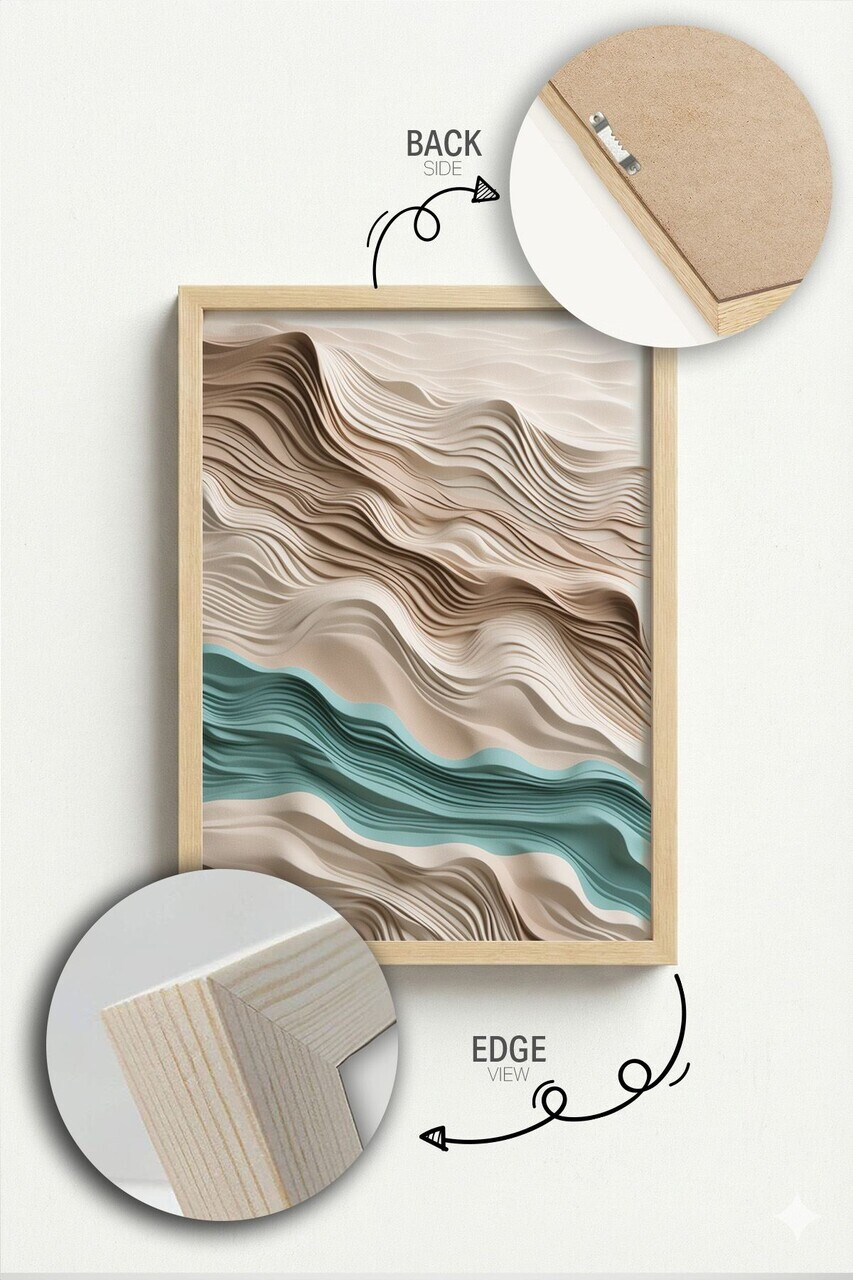 Tablou decorativ, Artnewclahsp66-3348, Lemn masiv, MDF, Multicolor - view 4