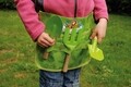 Set centura cu accesorii gradinarit pentru copii, Esschert, panza/plastic/poliester, verde