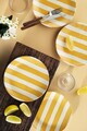 Set platouri servire desert, Hermia, 710KTP3771, Portelan, Galben