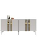 Consola, Olivia, Bahar KB150, 150x80x35 cm, PAL, Alb