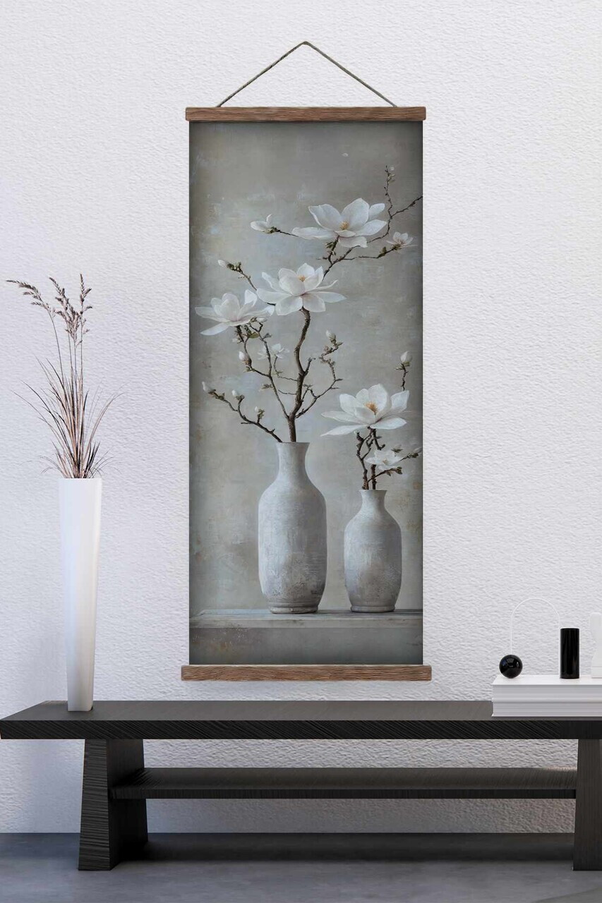 Tablou decorativ ARTJPNPSTRDK18 Lemn masiv Pictura pe canvas Multicolor