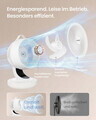 Ventilator de masa Songmics, 20 dB, 8 viteze, telecomanda, oscilatie 70°, alb