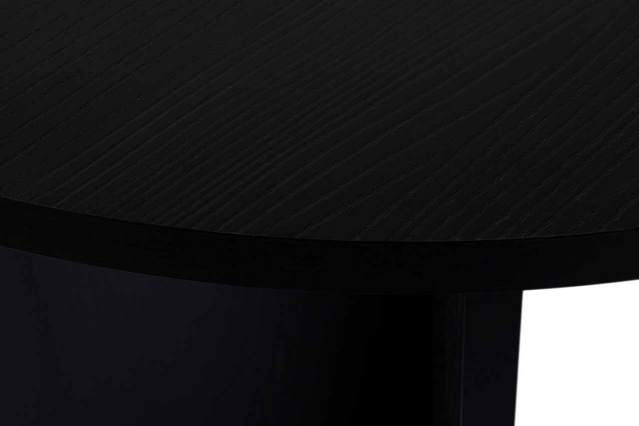 Masa, Hanah Home, Sablin, 180x75x89.5 cm, Negru - imagine 8