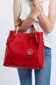 Geanta Beverly Hills Polo Club, 396, piele ecologica, rosu