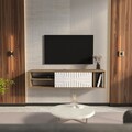 Comoda TV, Zena Home, Teo Floating, Nuc/Alb