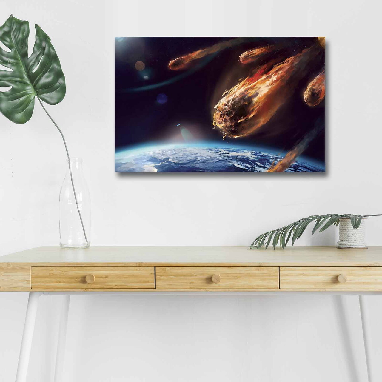 Tablou decorativ cu lumina LED, NASA-009, Dimensiune: 45 x 70 cm, Multicolor - view 4
