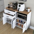 Dulap multifunctional, Rani, JE166, Alb/Maro