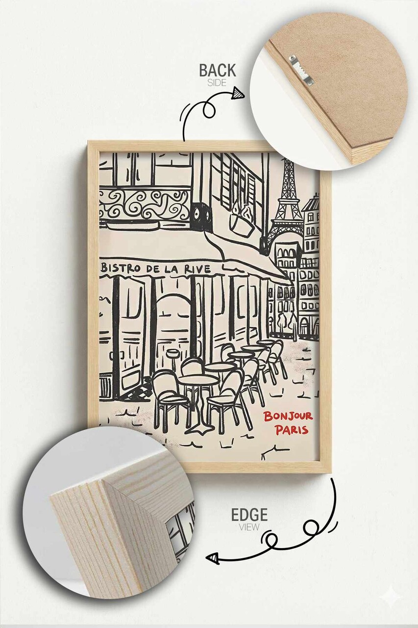 Tablou decorativ, Tekartcrvmdf, Vopsea: 100% MDF (grosime: 2,7 mm), Multicolor - view 5