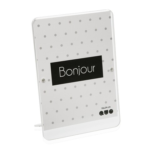Rama foto bonjour, versa, 18x24 cm, plastic