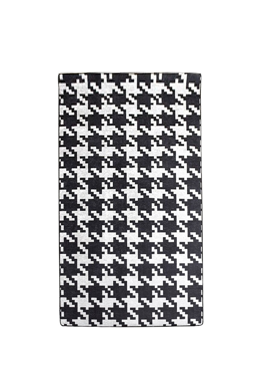 Covor, Kazayağı Djt, 80x120 cm, Alb/Negru — imaginea 3