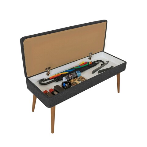 Set de mobilier pentru hol, Vella, Multilux, PAL, Sonomo / Antracit