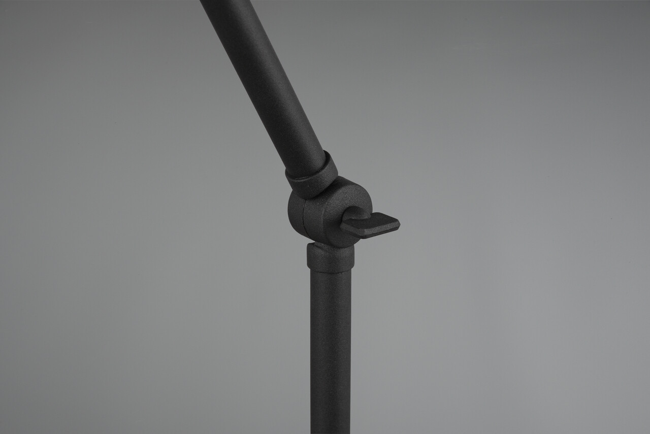 Lampadar Enzo, RL, 25x48.8x150 cm, 10W, 1x E27, metal, negru mat