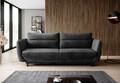 Canapea extensibila 4 locuri ELTAP, SO-SIL-06NU, Silva, 236x95x90 cm, lemn/poliester, gri inchis