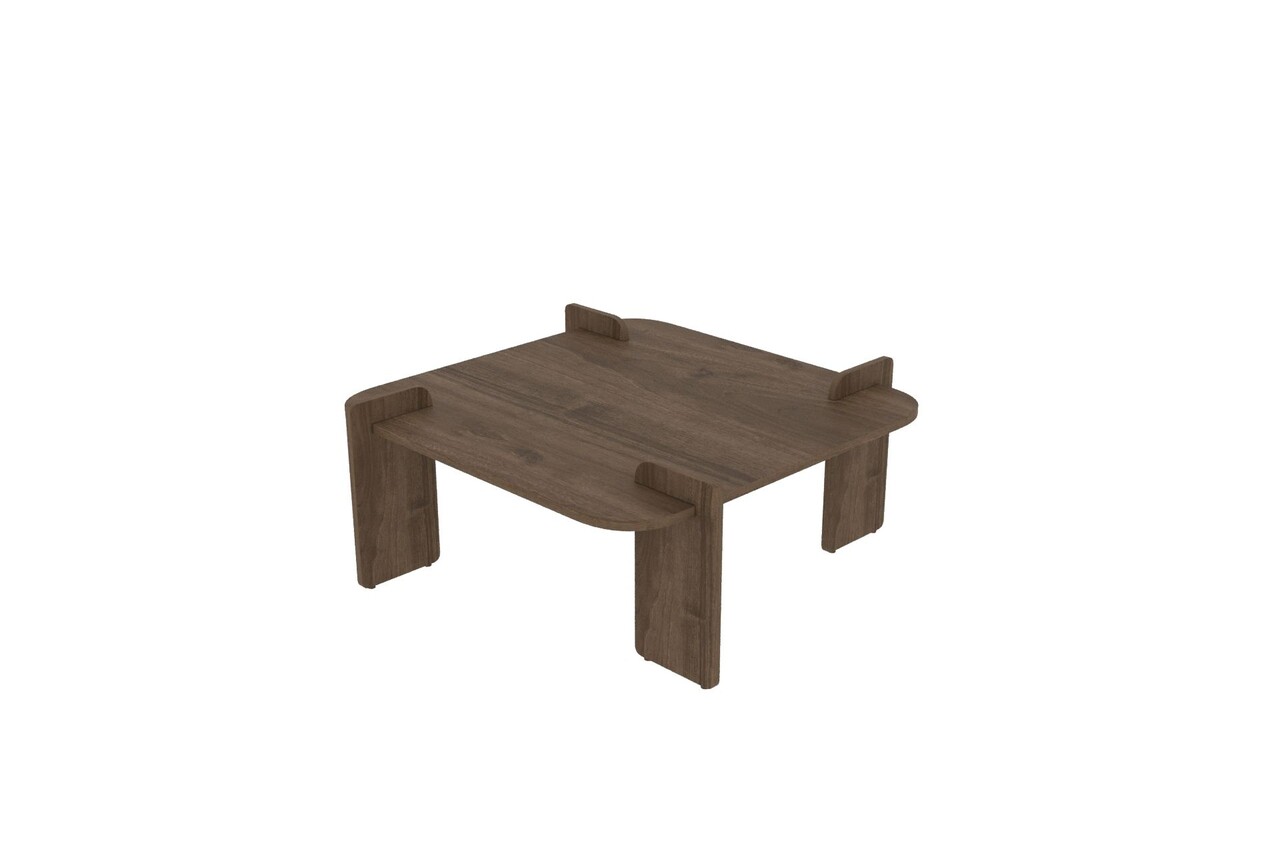 Masuta de cafea, Hanah Home, Wood, 90x35x90 cm, Maro - imagine 6
