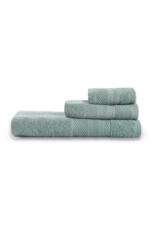 Set prosoape, Whitney, Piramit, Bumbac, Verde