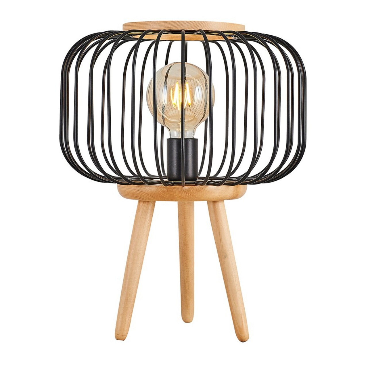 Lampa de masa, Lightric, 414LRC1279, Negru