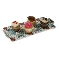 Platou pentru servire Tropical, Versa, 36.5x16.3 cm, portelan