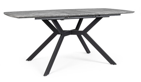 Masa extensibila dominik, bizzotto, 140/180 x 90 x 75 cm, otel