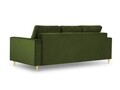 Canapea extensibila, Mimosa, Mazzini Sofas, 3 locuri, cu lada de depozitare, 220x100x92 cm, catifea, verde