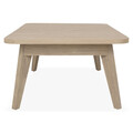 Masuta cafea pentru gradina/terasa Eastportt, 125x65x38 cm, lemn teak, maro