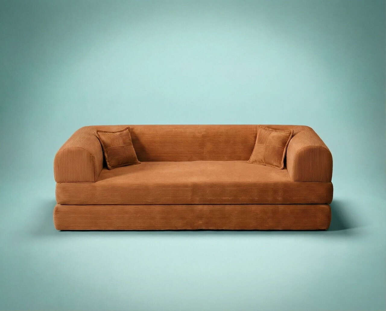 Canapea extensibila 3 locuri, Atelier del Sofa, 118FVL1308, Tesatura plus reiata, Portocaliu - view 6