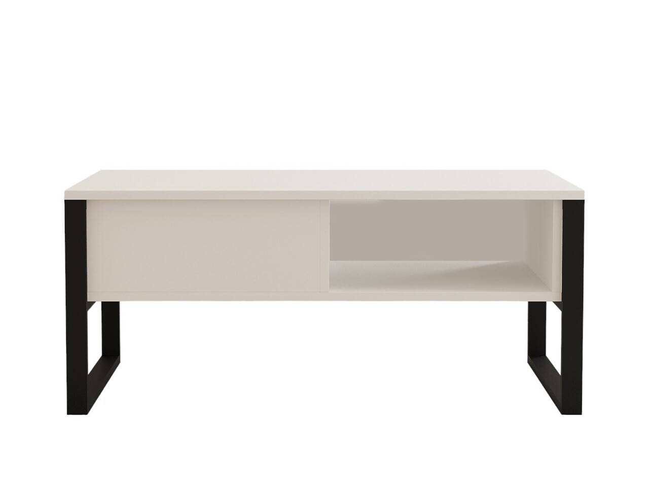 Masuta de cafea, Hanah Home, Devon, 100x60x44 cm, Alb - view 5