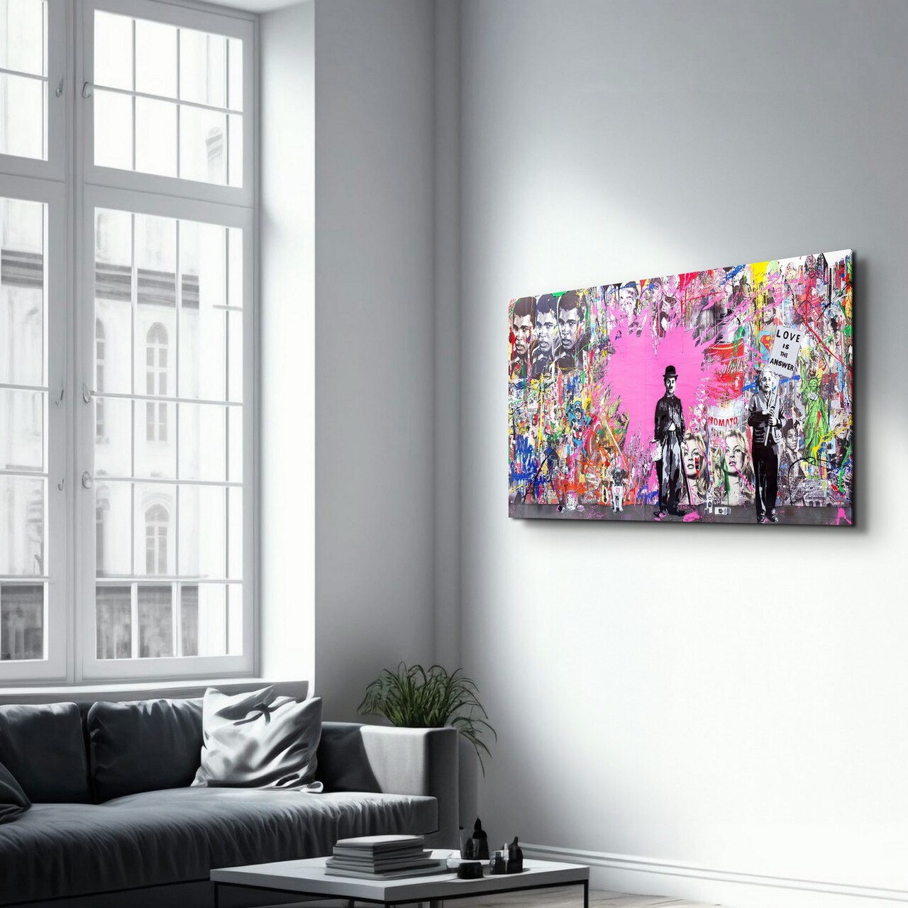 Tablou decorativ, CAM-3052, Dimensiuni: 70 x 110 cm, Multicolor - view 4