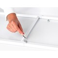 Suport pentru haine, Brabantia, Linn, 38x6.5x168 cm, otel, alb