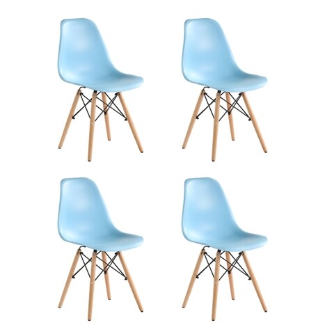 Set 4 scaune Truly, Heinner, albastru
