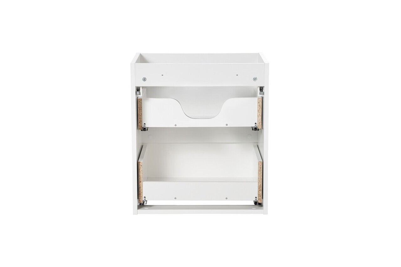 Set mobiler baie, dulap cu lavoar, 50 cm Gaja, Nova White, Comad, MDF/PAL laminat, alb mat — imaginea 5