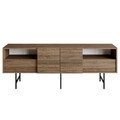Comoda TV, Decorotika, Derin, Nuc / Negru