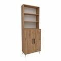 Corp biblioteca, Hanah Home, Oras, 65x183.4x32 cm, Maro