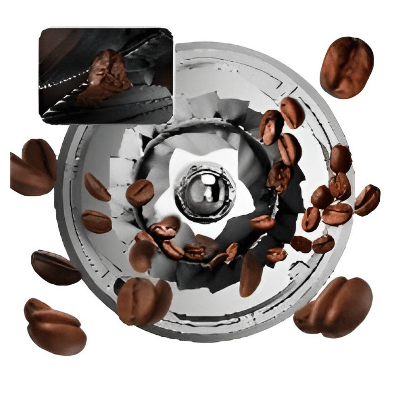 Rasnita electrica de cafea Berlinger Haus, Black Rose, 200W, 130 g / 230 g, negru - imagine 4