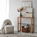 Dulap, Neostill, Via, 85x85x31 cm, Lemn masiv, Maro