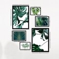 Set 6 tablouri decorative, SET_004, Lulu, 17x22 cm/24x29 cm/34x44 cm, plastic
