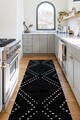 Covor, DC-7196-YOLLUK-38, 140x200 cm, Poliester, Negru