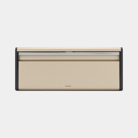 Cutie depozitare paine, Brabantia, Fall Front Champagne, 46.5 x 18.7 cm, inox