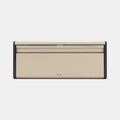 Cutie depozitare paine, Brabantia, Fall Front Champagne, 46.5 x 18.7 cm, inox