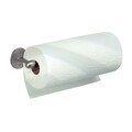 Suport rola servetele Orbinni, iDesign, fixare pe perete, 33.5x8x6.35 cm, argintiu