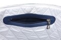 Geanta Juicy Couture 168, 45x13x30 cm, piele ecologica, albastru inchis/alb