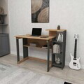 Birou, Hanah Home, Saye, 106x92.5x50 cm, Pin Atlantic / Antracit