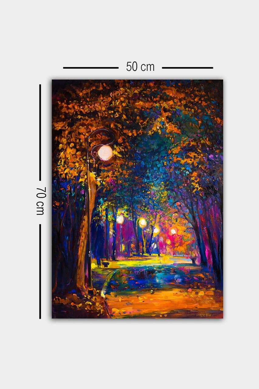 Tablou decorativ, 1066486475-5070, Canvas, Rama din lemn (grosime 3 cm), Multicolor — imaginea 3