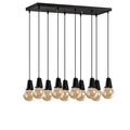 Lustra, Tatum, 584TTM1499, Metal, Negru