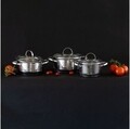 Set oale 6 piese Twin, Ambition, 18/20/24 cm, inox