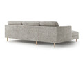 Coltar stanga 4 locuri, Eden, Micadoni, 286x150x90 cm, tesatura structurata, bej melange